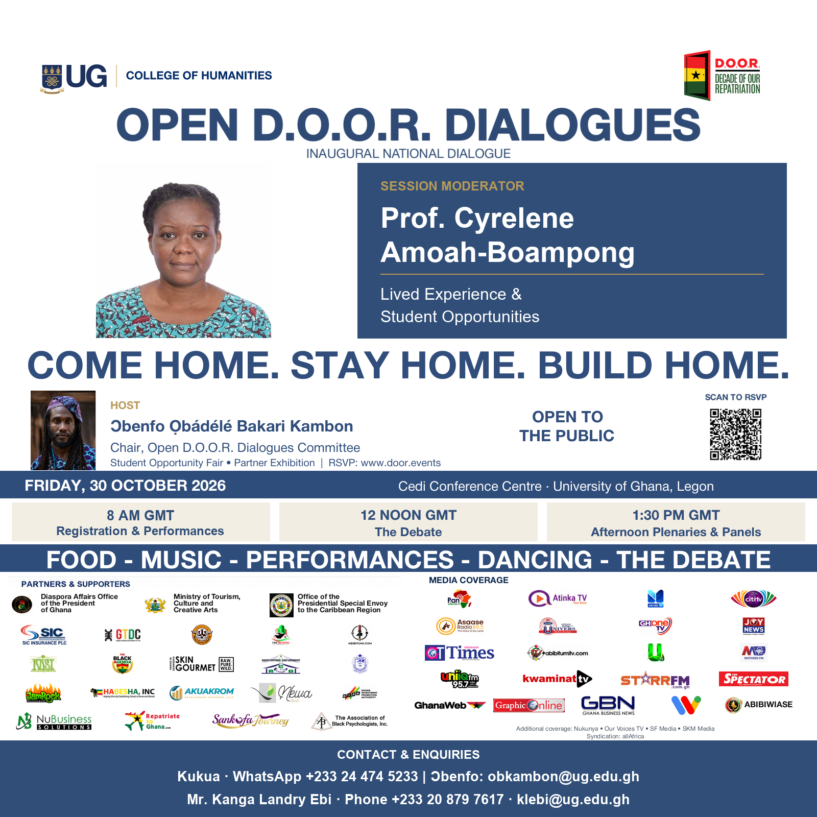 Prof. Cyrelene Amoah-Boampong — programme moderator