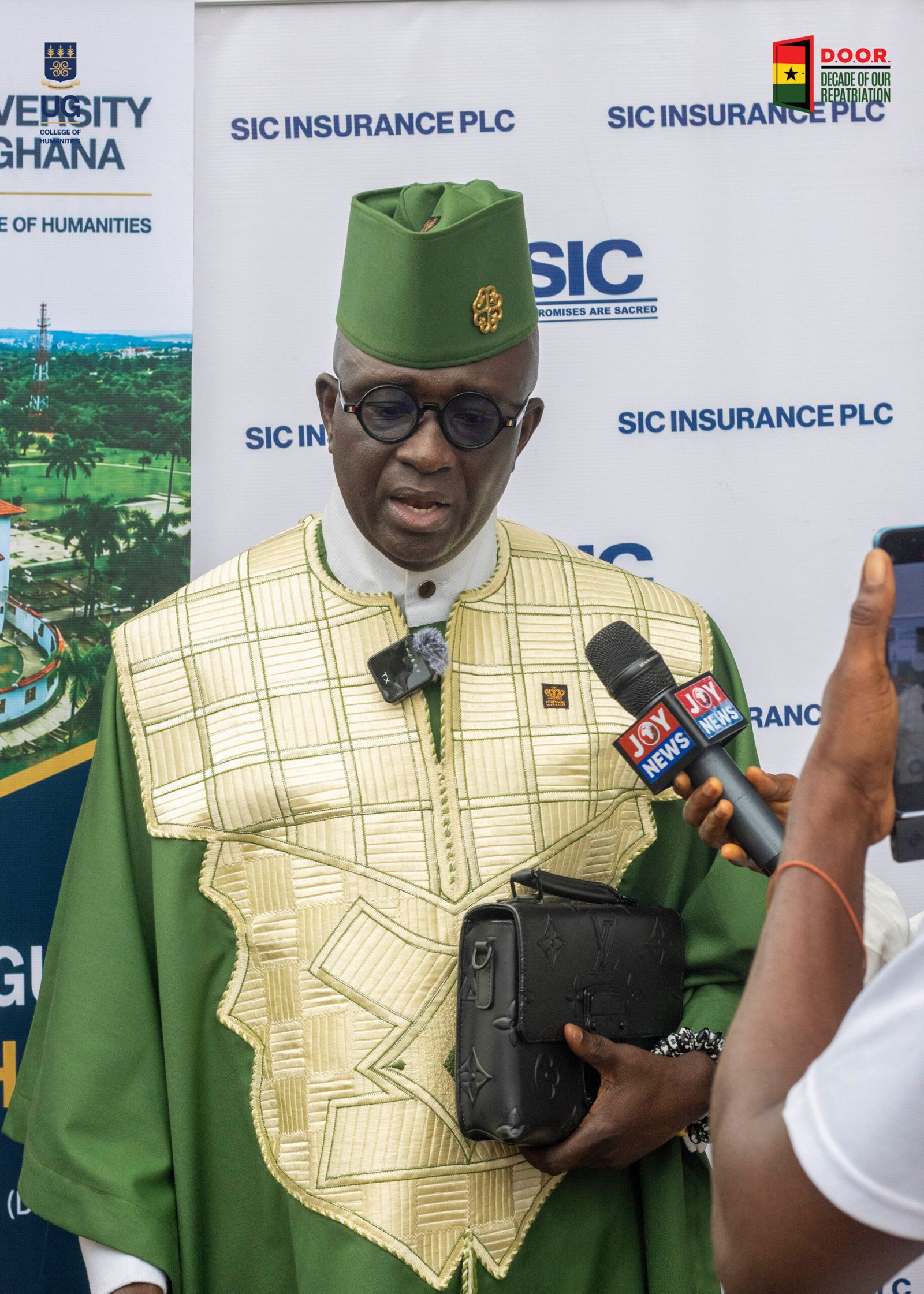 KKD at the University of Ghana Open D.O.O.R. Dialogues media launch.
