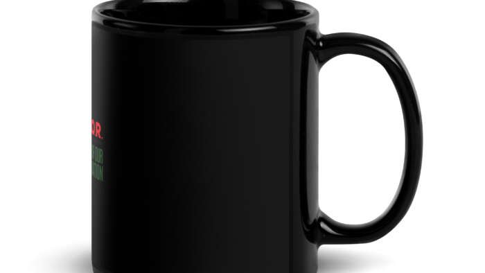 Black Glossy Mug