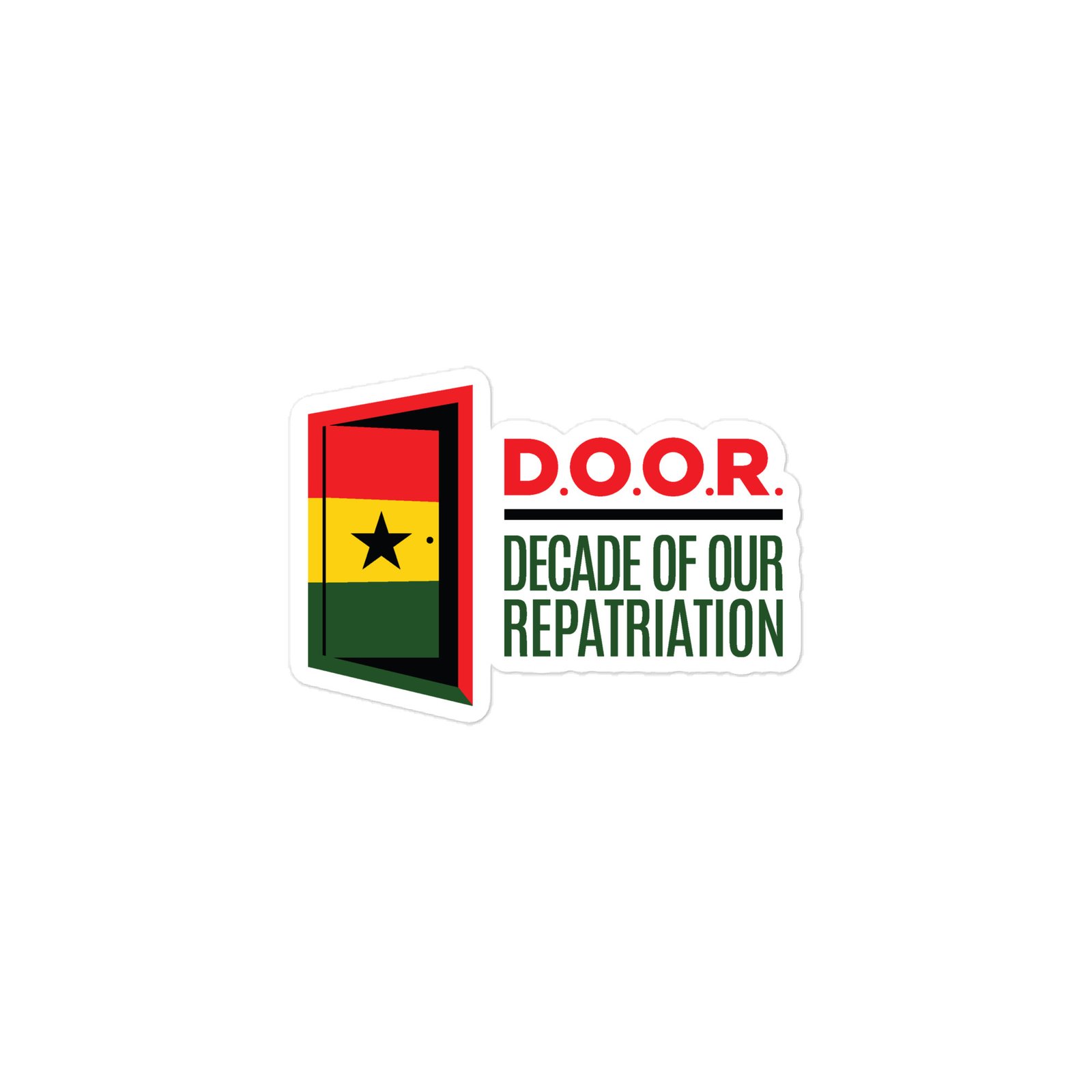 D.O.O.R. Die-Cut Stickers - Image 4