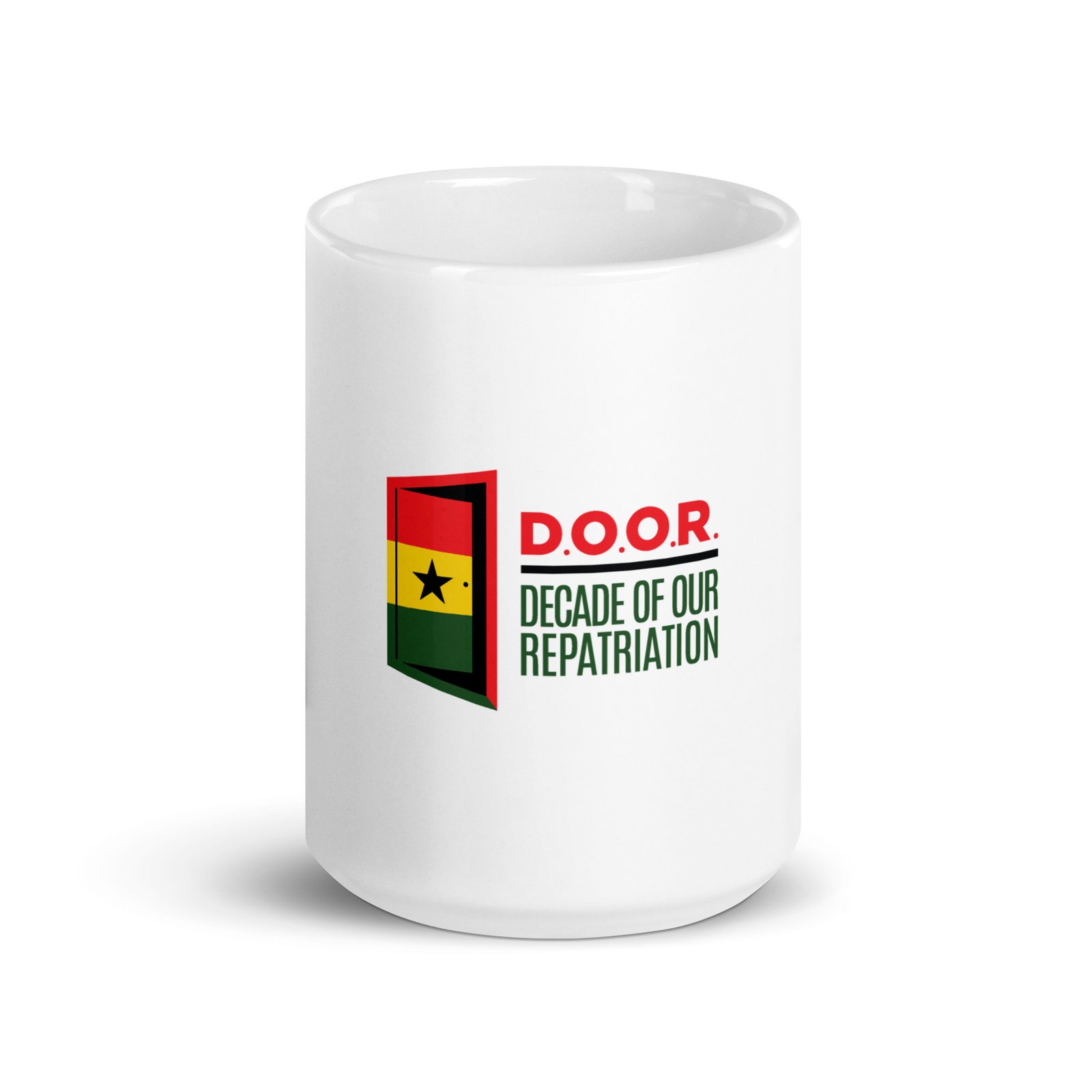 D.O.O.R. White Glossy Mug - Image 7