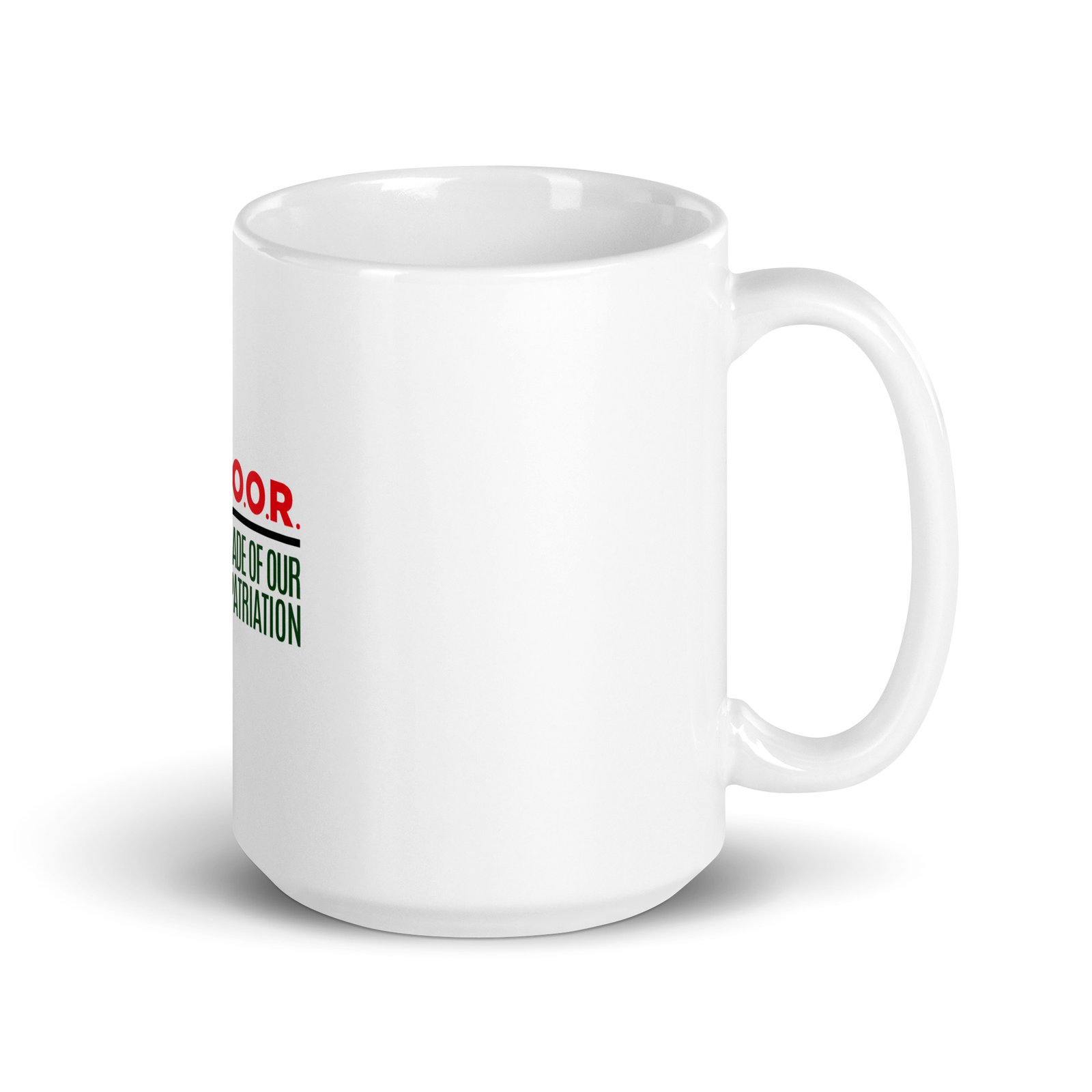 D.O.O.R. White Glossy Mug - Image 5