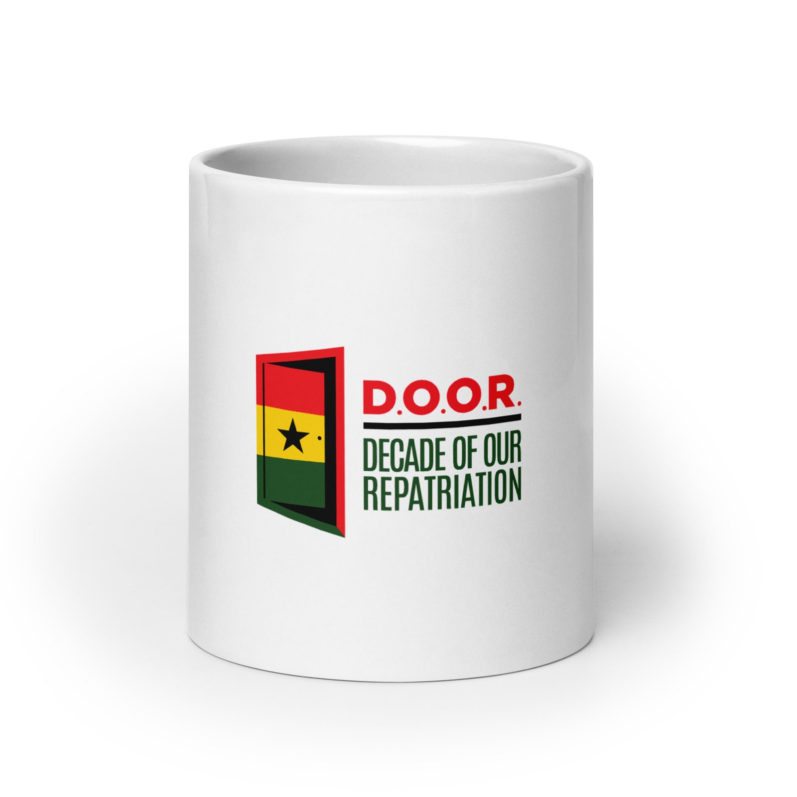 D.O.O.R. White Glossy Mug - Image 9