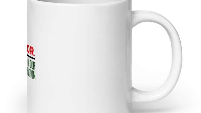 D.O.O.R. White Glossy Mug