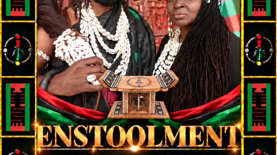 Enstoolment of Ɔbenfo Ọbádélé Kambon as Apagyahene and Sunsum Ɔsahene and Ɛna KalaAkosua Kambon as Apagyahemmea of Akuapem Mampɔn