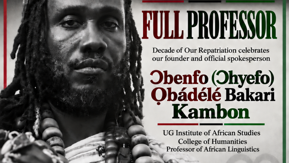 Ɔbenfo Ọbádélé Kambon — Full Professor of African Linguistics