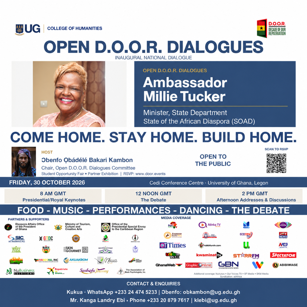 3 days left — Open D.O.O.R. Dialogues with Ambassador Millie Tucker